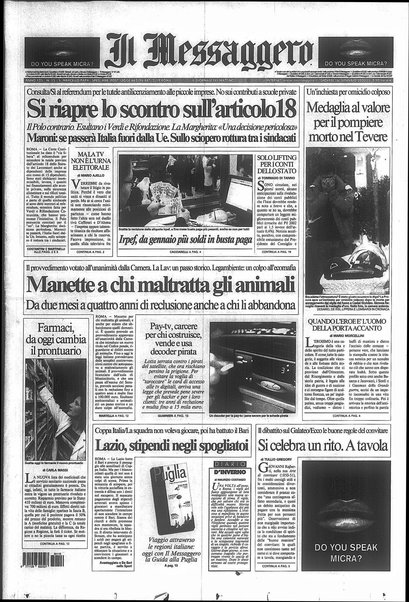 Il messaggero